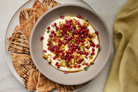 Whipped Feta with Pomegranate, Pistachio & Honey