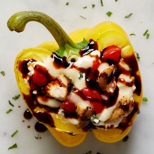 Caprese Chicken Stuffed Peppers