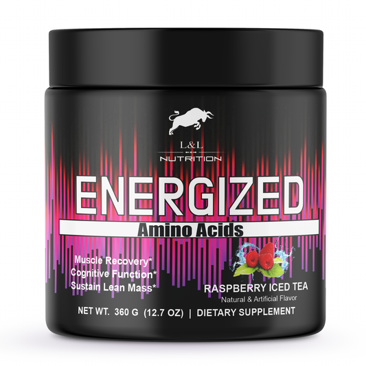 Energized Aminos: Raspberry Iced Tea