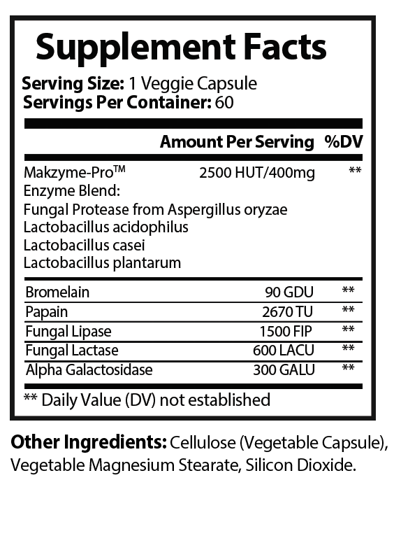 Prime-Enzyme Digestive Aid – L&L Nutrition Supplements
